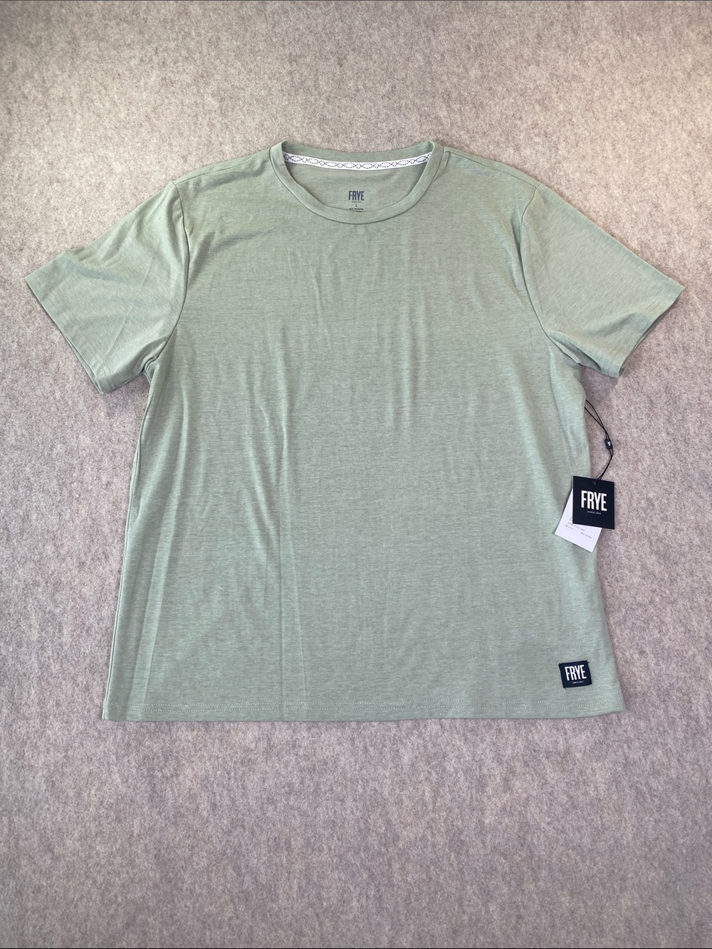Frye Sage Green Ultra Soft Sleep Tee Shirt NWT Size Large Lounge Pajama Top